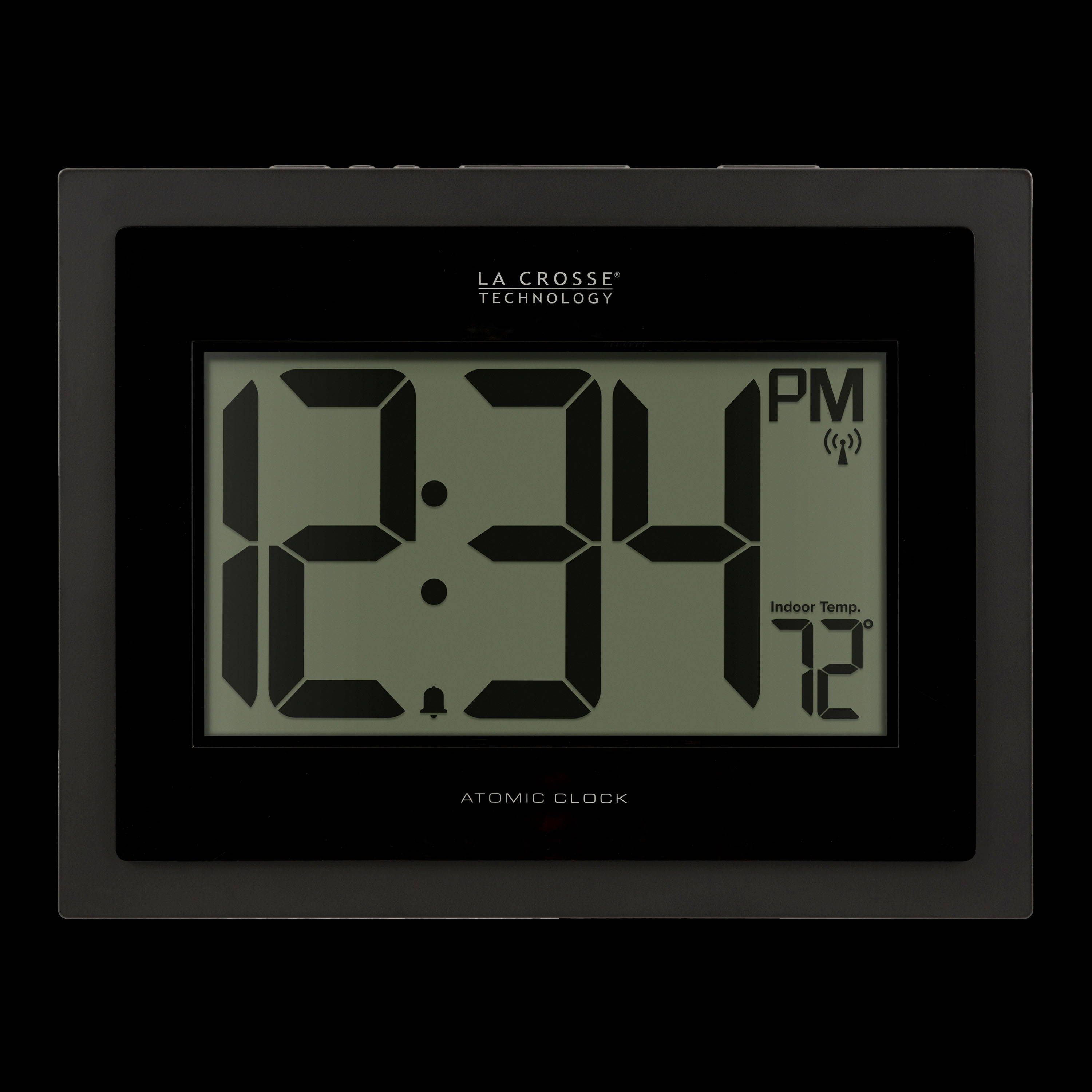 带室内温度和时间提前的原子数字挂钟