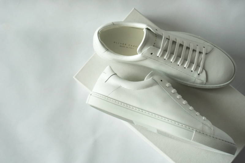 Ultimate White Leather Sneakers - Oliver