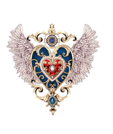 camilla heart and wing emblem