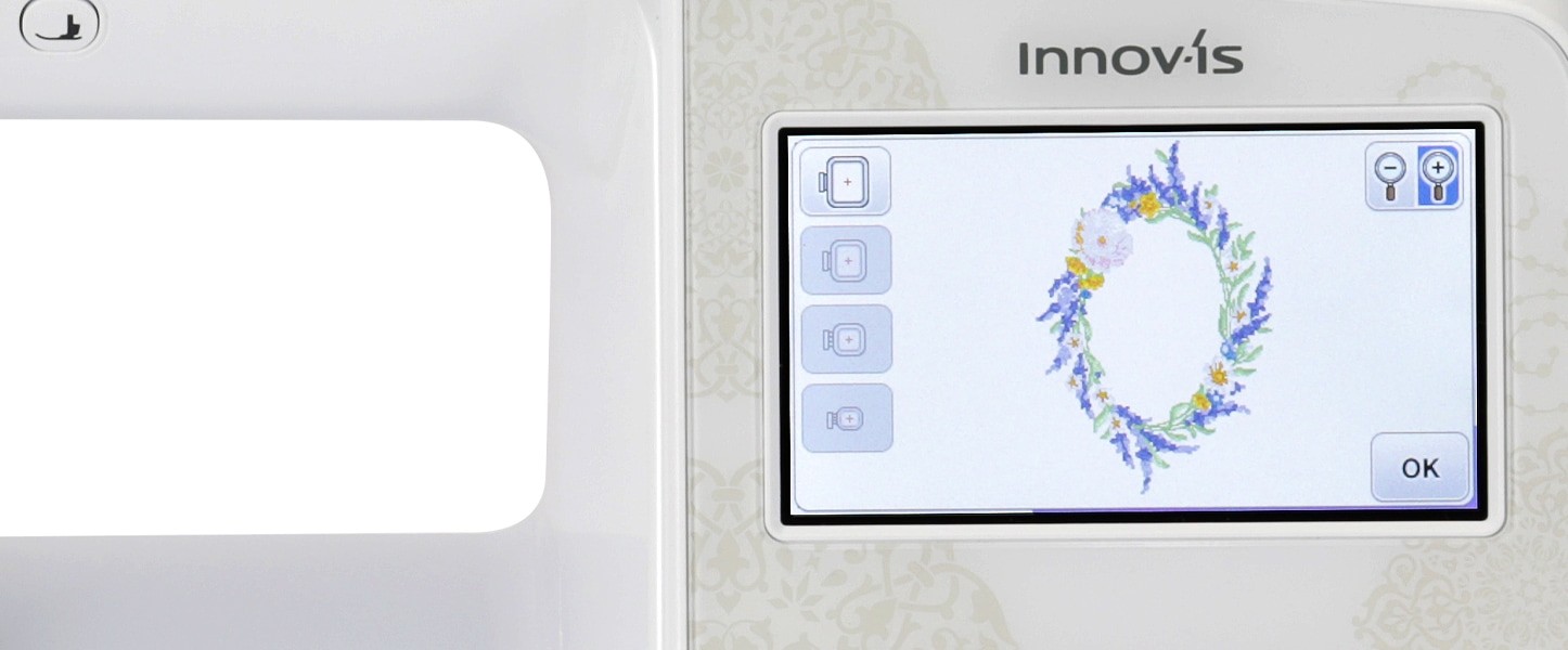 Brother NQ1700E Embroidery Machine Color Display