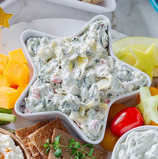 Artichoke & Spinach Cold Dip recipe