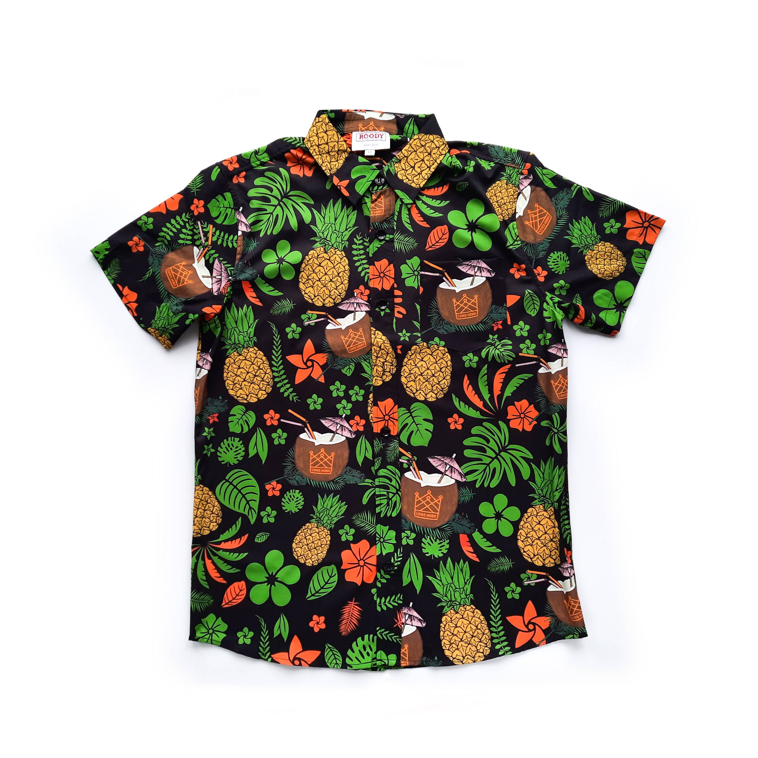 Example of a custom Hawaiian Shirt