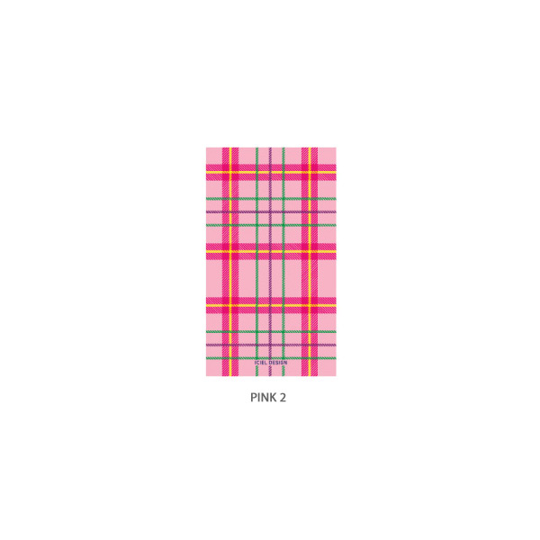 Pink 2 - ICIEL Today newtro check memo notepad ver4