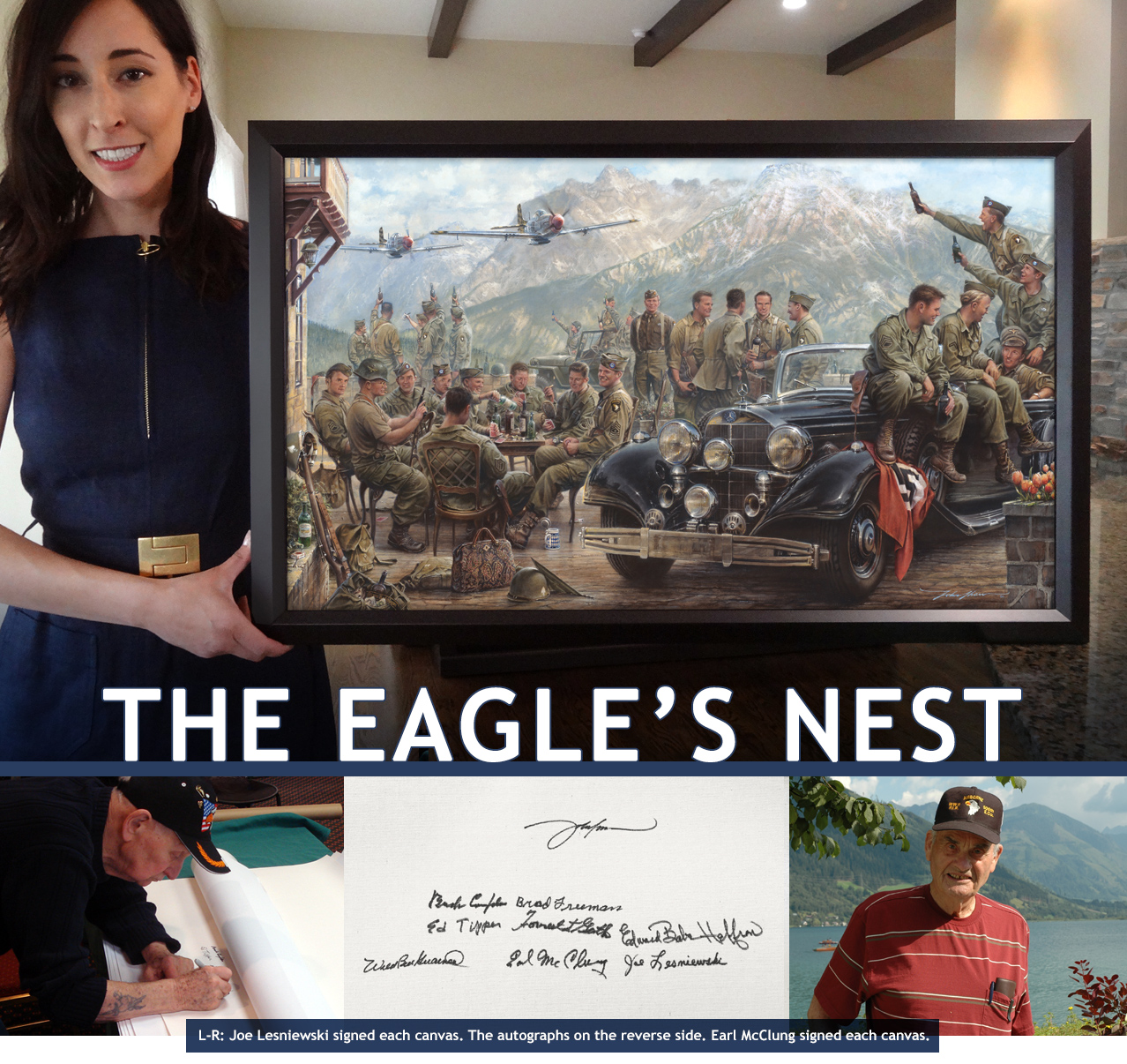 The Eagle's Nest canvases by John D. Shaw