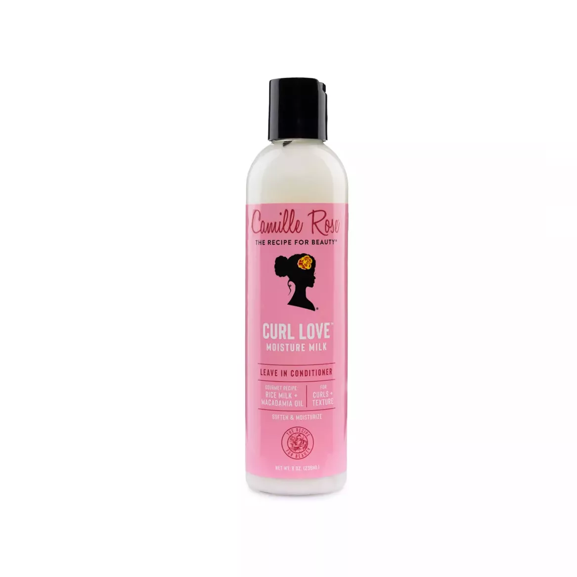 Bottle of Curl Live hair product with pink label.