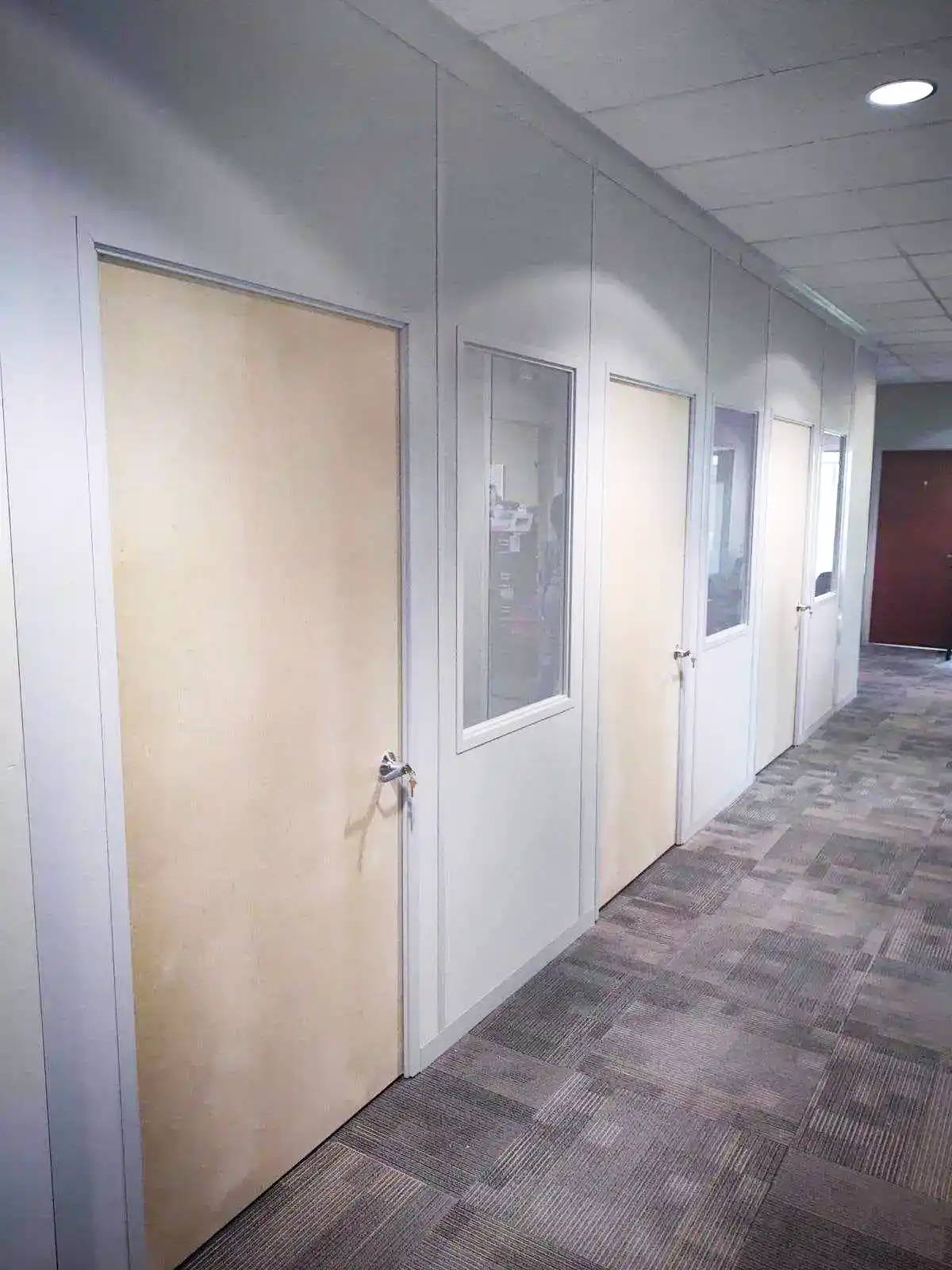 A-WALL modular office partition walls.