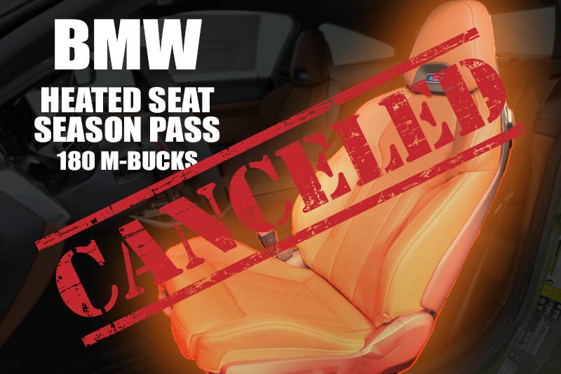 bmw heated seat subscription
