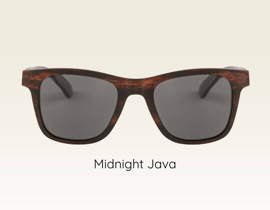 Midnight Java Holzsonnenbrille