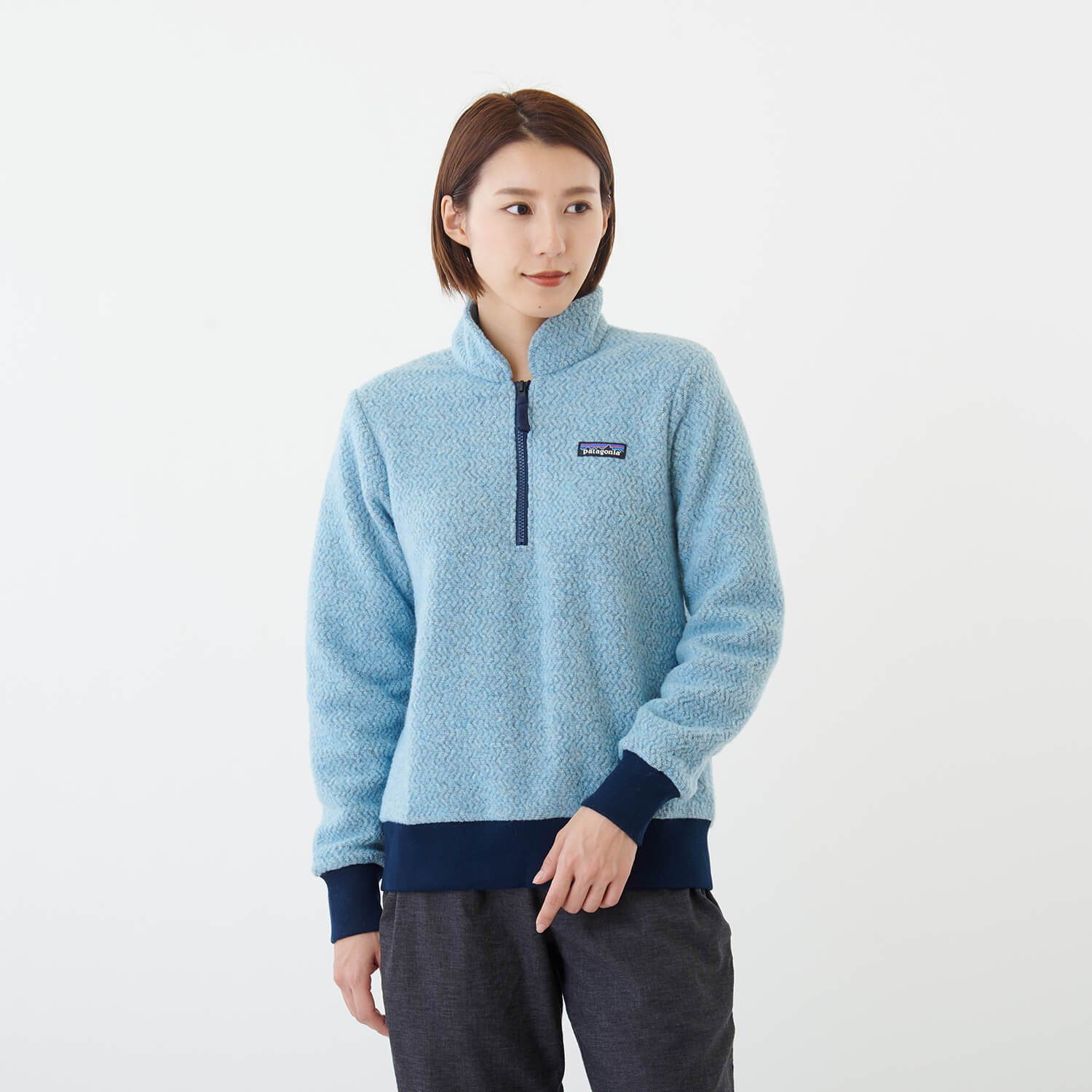 patagonia（パタゴニア）/ウーリエステル フリース プルオーバー/ブルー/WOMENS
