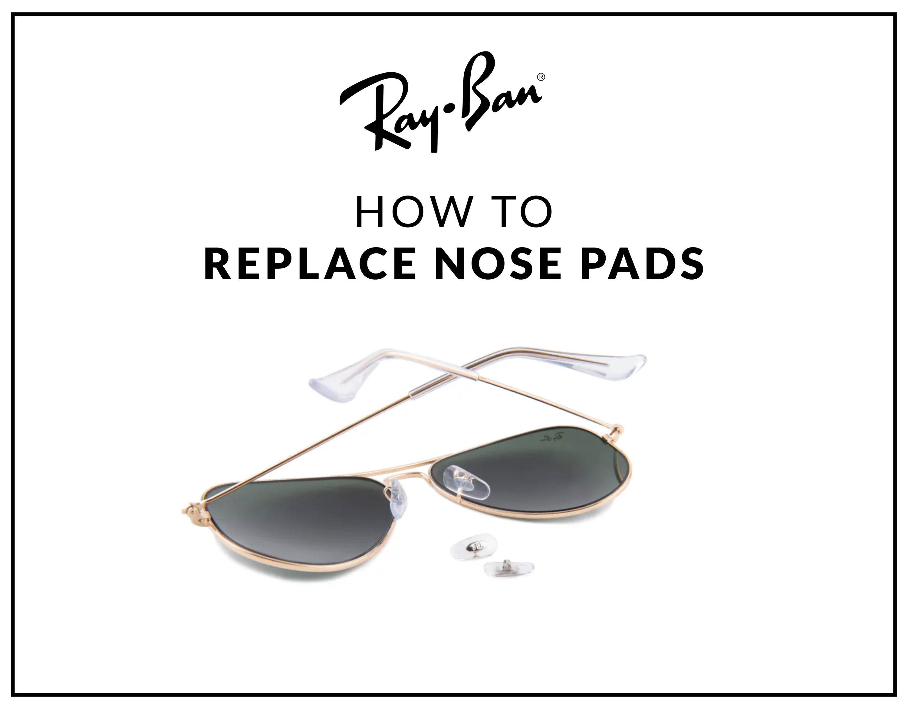 ray ban sunglasses nose pads