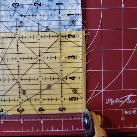 Square Up a Quilt Block with the Rotating Cutting Mat