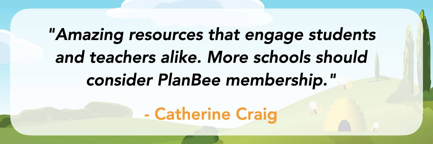 5-star review for PlanBee Primary Resources