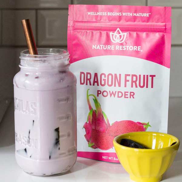Nature Restore Dragon fruit grass jelly drink