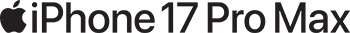 iPhone 17 Pro Max logo 