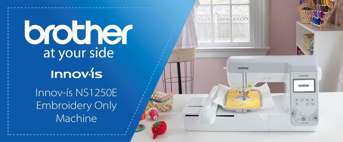 Brother NS1250E Embroidery Machine Header