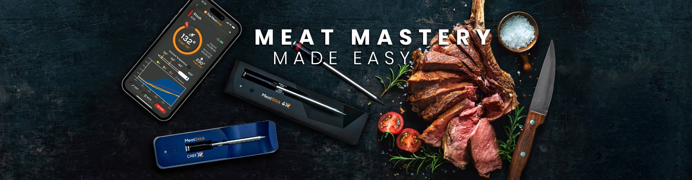 The MeatStick Wireless Meat Thermometer: Meat Mastery Made Easy for Every Cook