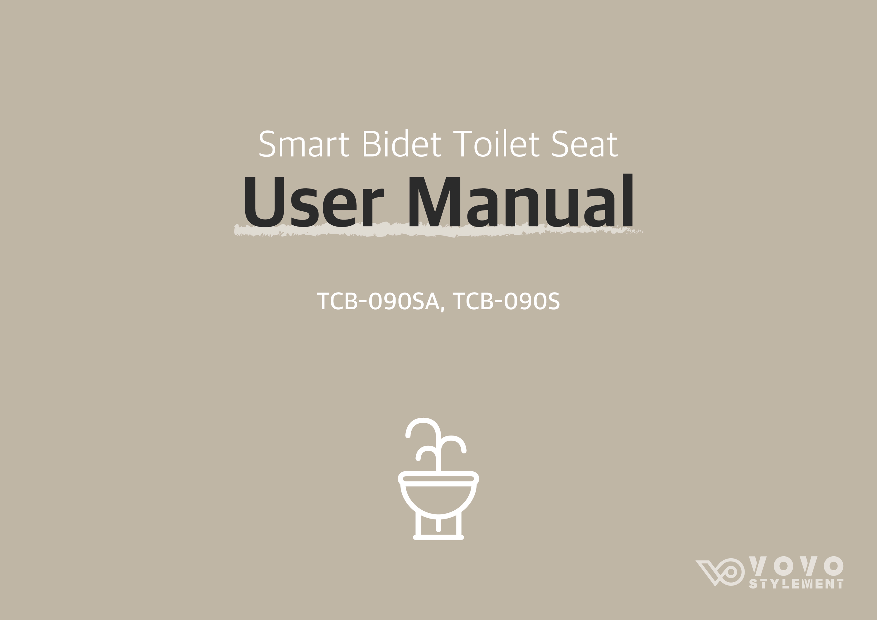 bidet toilet user manual
