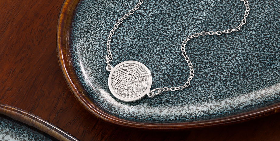 silver disc charm bracelet