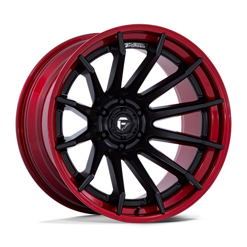Fuel Off Road Fusion Forged Red Burn Wheels