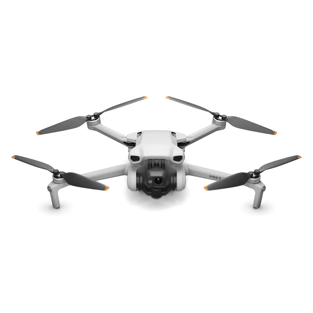 DJI Mini 3 with a white background