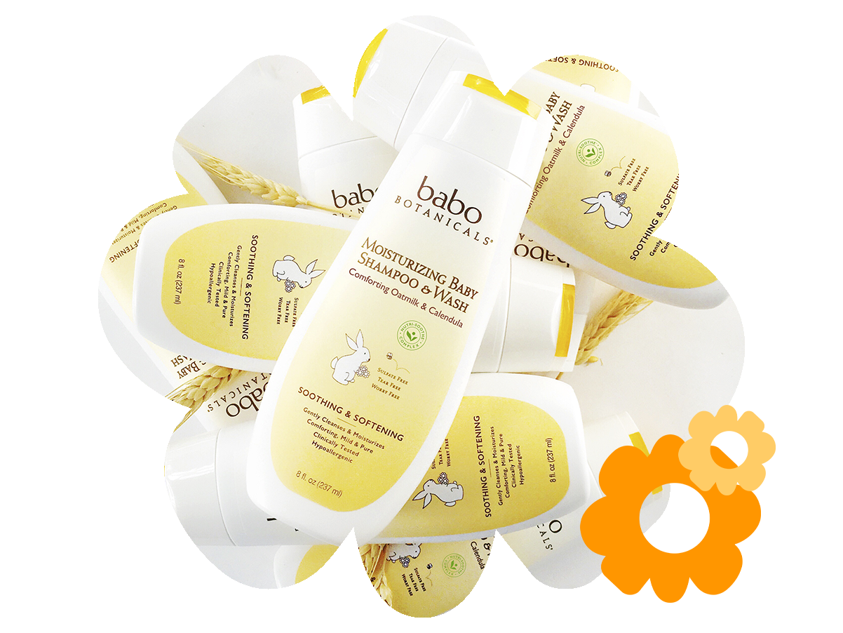 Babo Botanicals Moisturizing Baby Shampoo & Wash