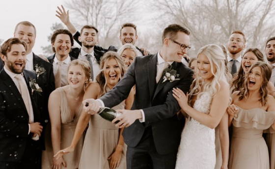 The Secret to Coordinating Bridesmaids and Groomsmen