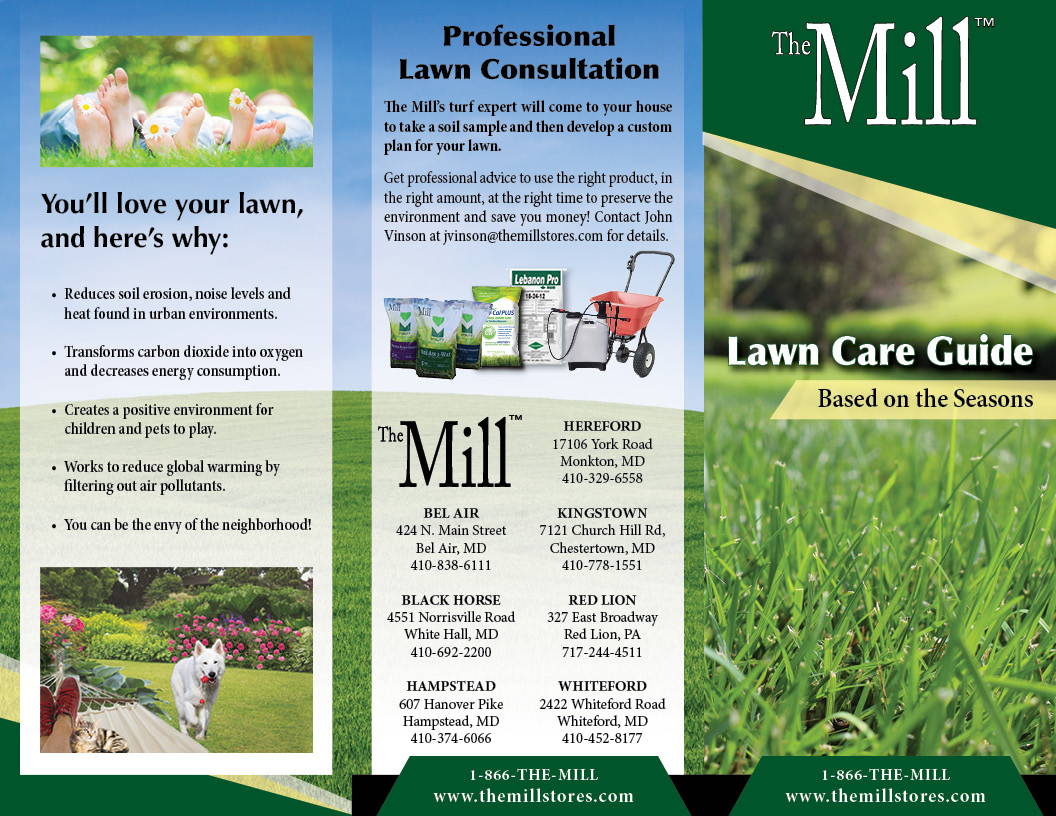 Mill lawn care brochure