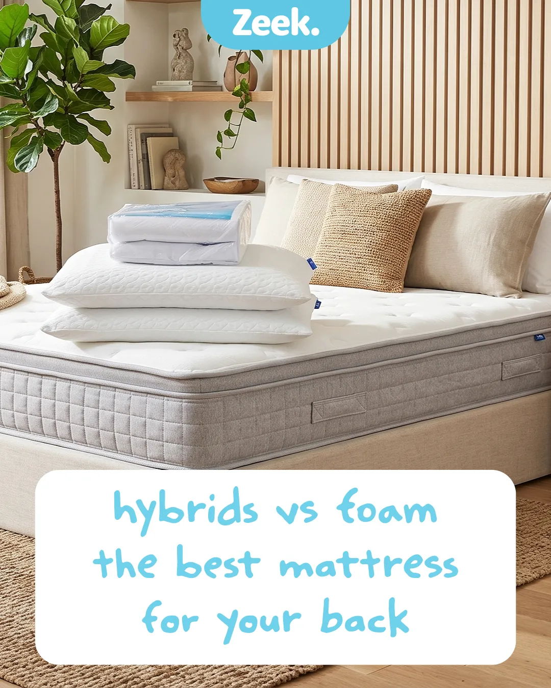 Blog Post 1 - Hybrids vs Foam - the best mattress for your back.