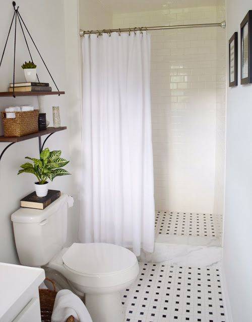 White Shower Curtain, Black And White Shower Curtain Ideas