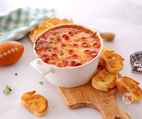 mama's pepperoni pizza dip