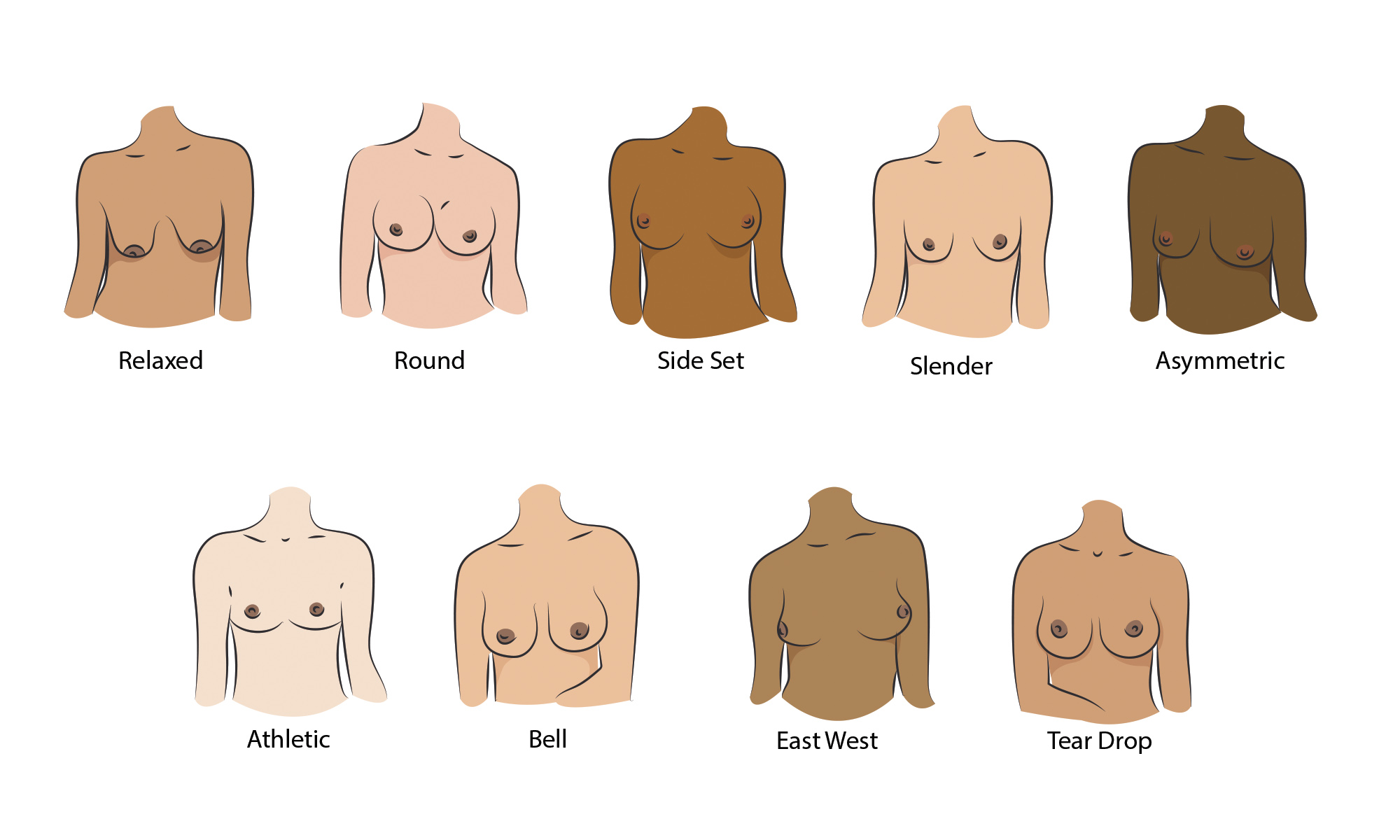 Small pointed boobs