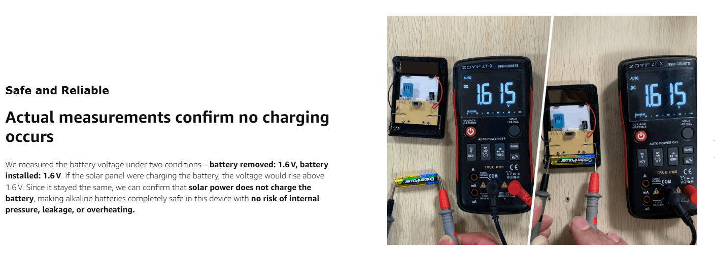Two smartphones showing battery measurements and charging status.
