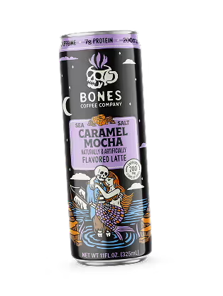 Bones Coffee RTD Caramel Mocha Can