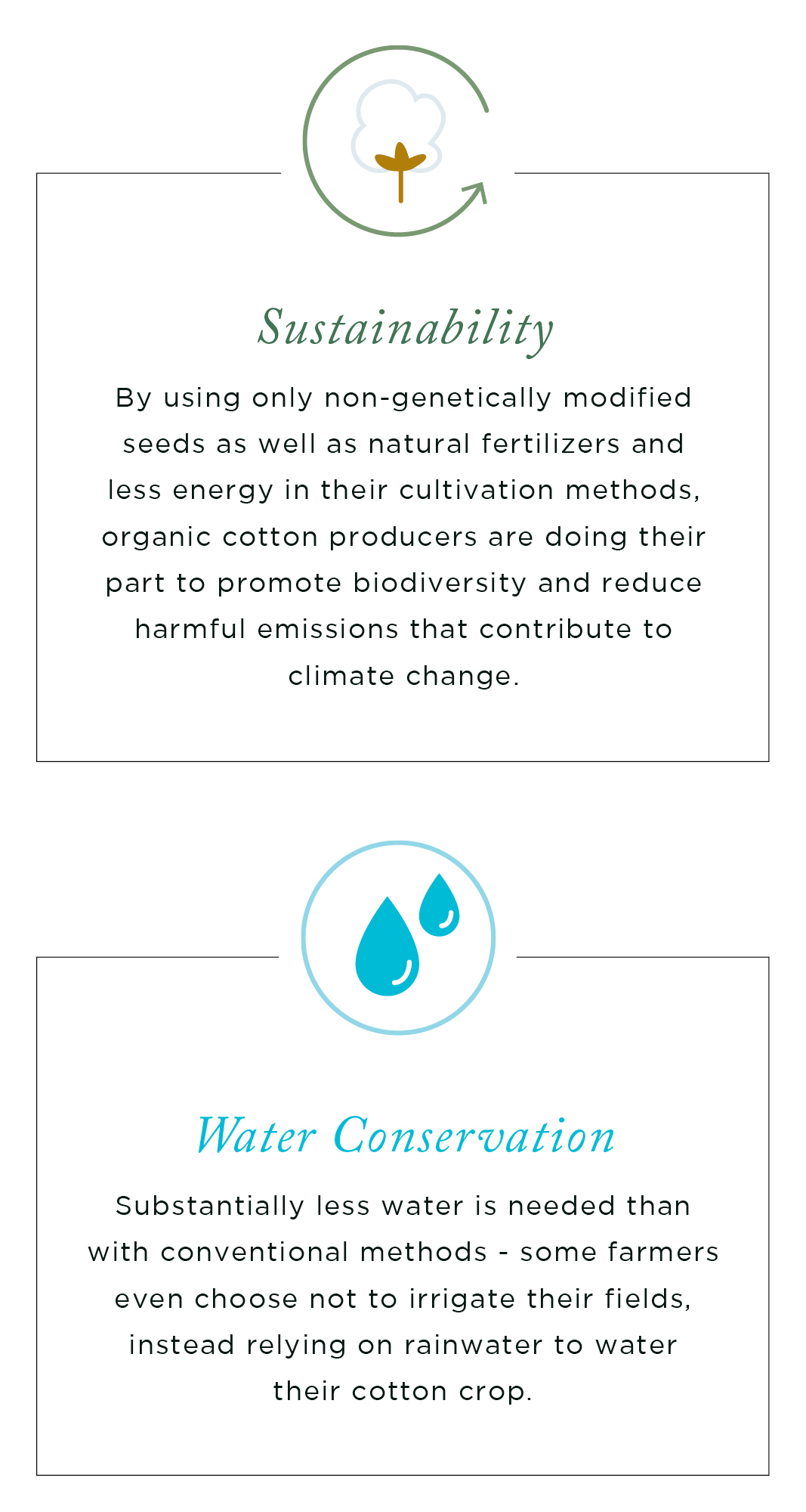 Dapple | Organic Cotton | Sustainability & Water Conservation