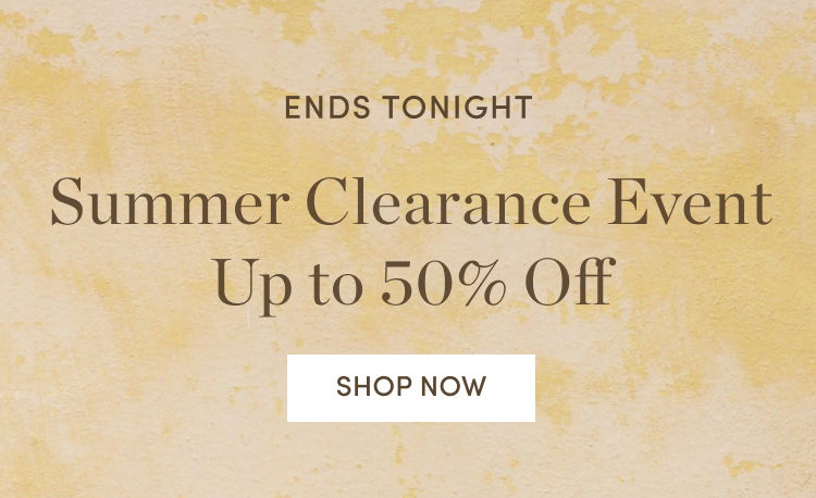 Summer Clearance: Up to 50% Off