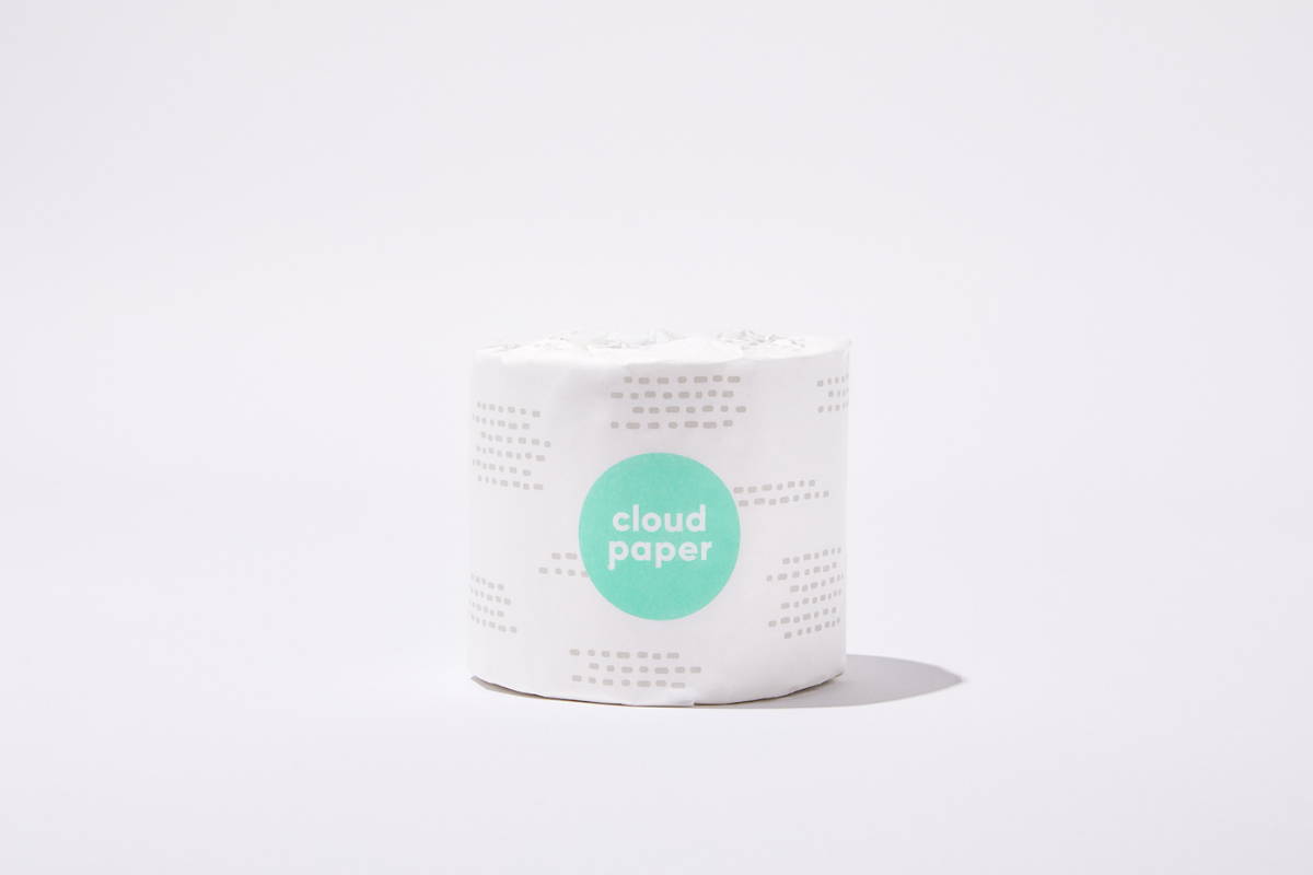 basic 2-ply bamboo toilet paper by cloud paper