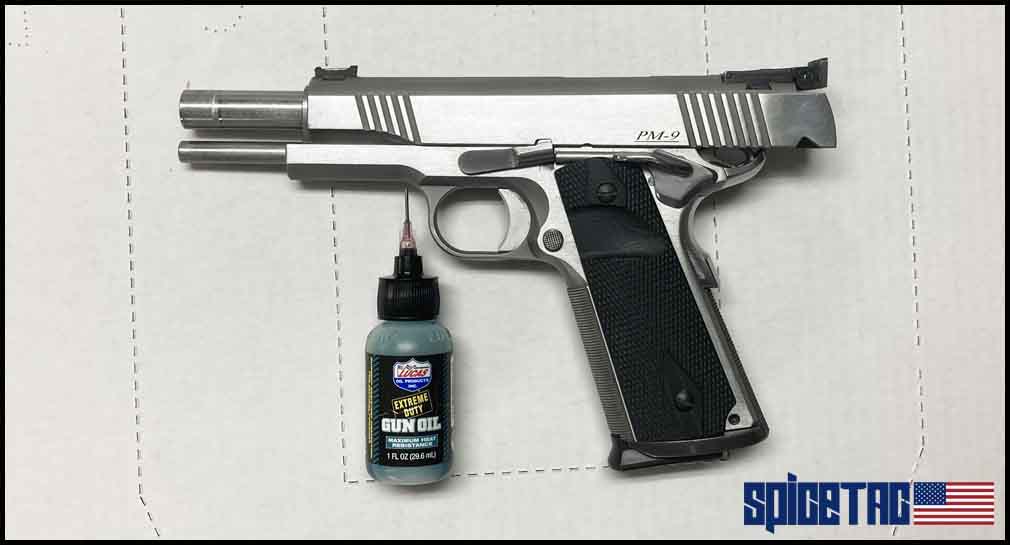 Clean and Lubed Dan Wesson PM-9 and Lucas Extreme Duty Gun Oil