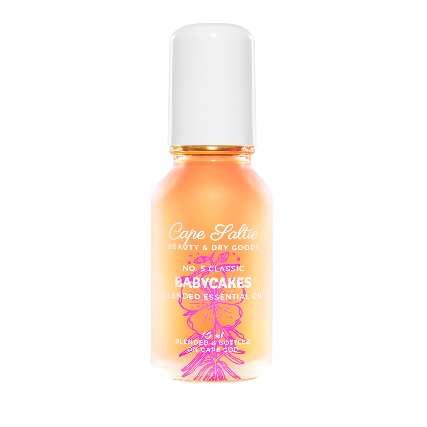 Babycakes Essential Oil Blend Natural Perfume by Cape Saltie Beauty & Dry Goods Sweet Almond Palo Santo Mimosa Organic Jojoba Oil