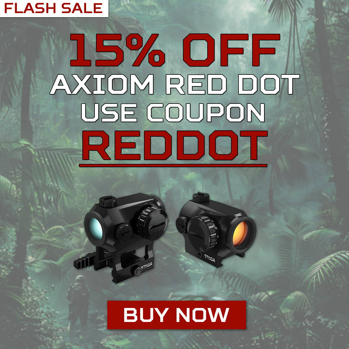 Save 15% on Axiom Red Dot - Use Coupon Code REDDOT