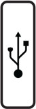 Line drawing of a charging icon. A circle with differnent shape lines radiating out from it.