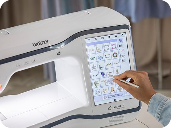 Brother Celeste CX1e Computerized Embroidery-Only Machine Built In Embroidery Designs