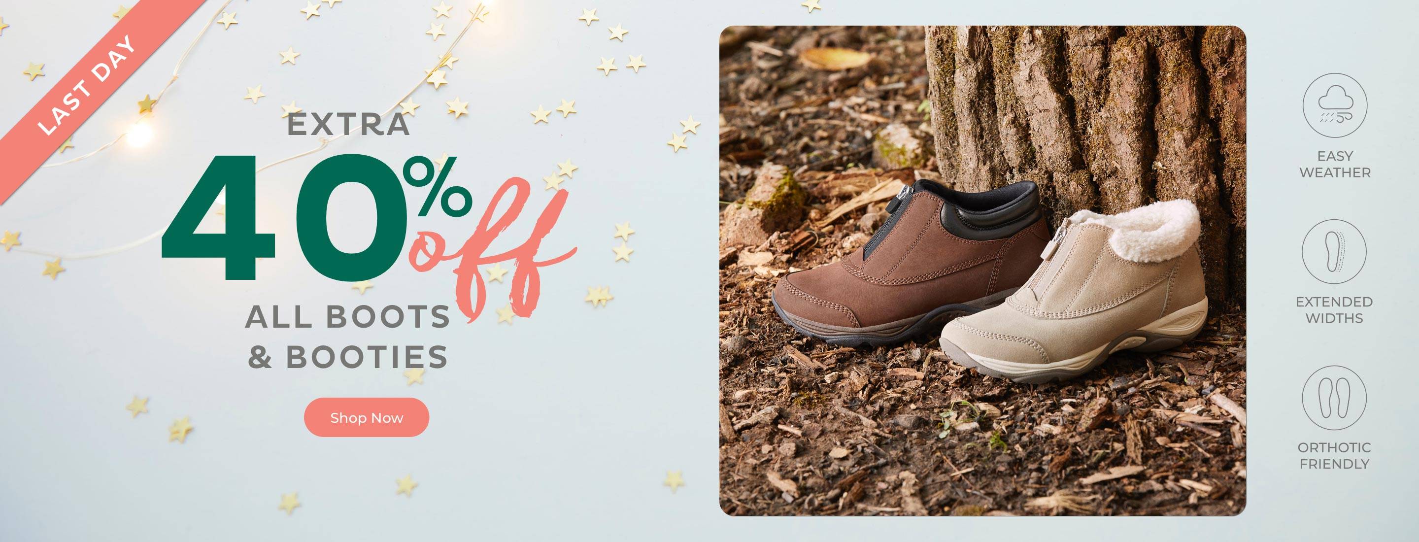 Extra 40% Off All Boots & Booties