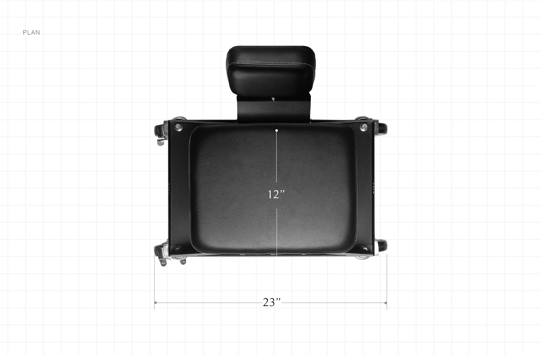 RYFA LO SHOP STOOL WITH BACKREST