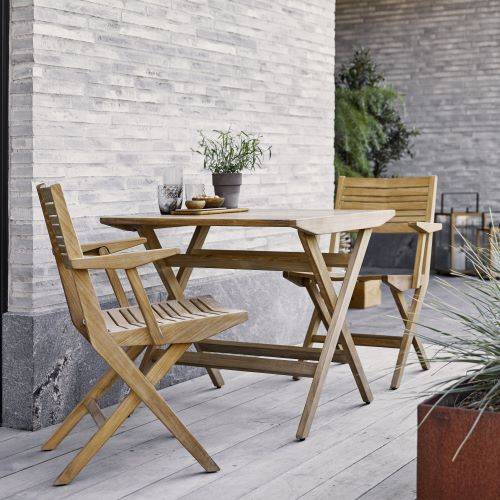 Flip Folding Dining Set with Small Table