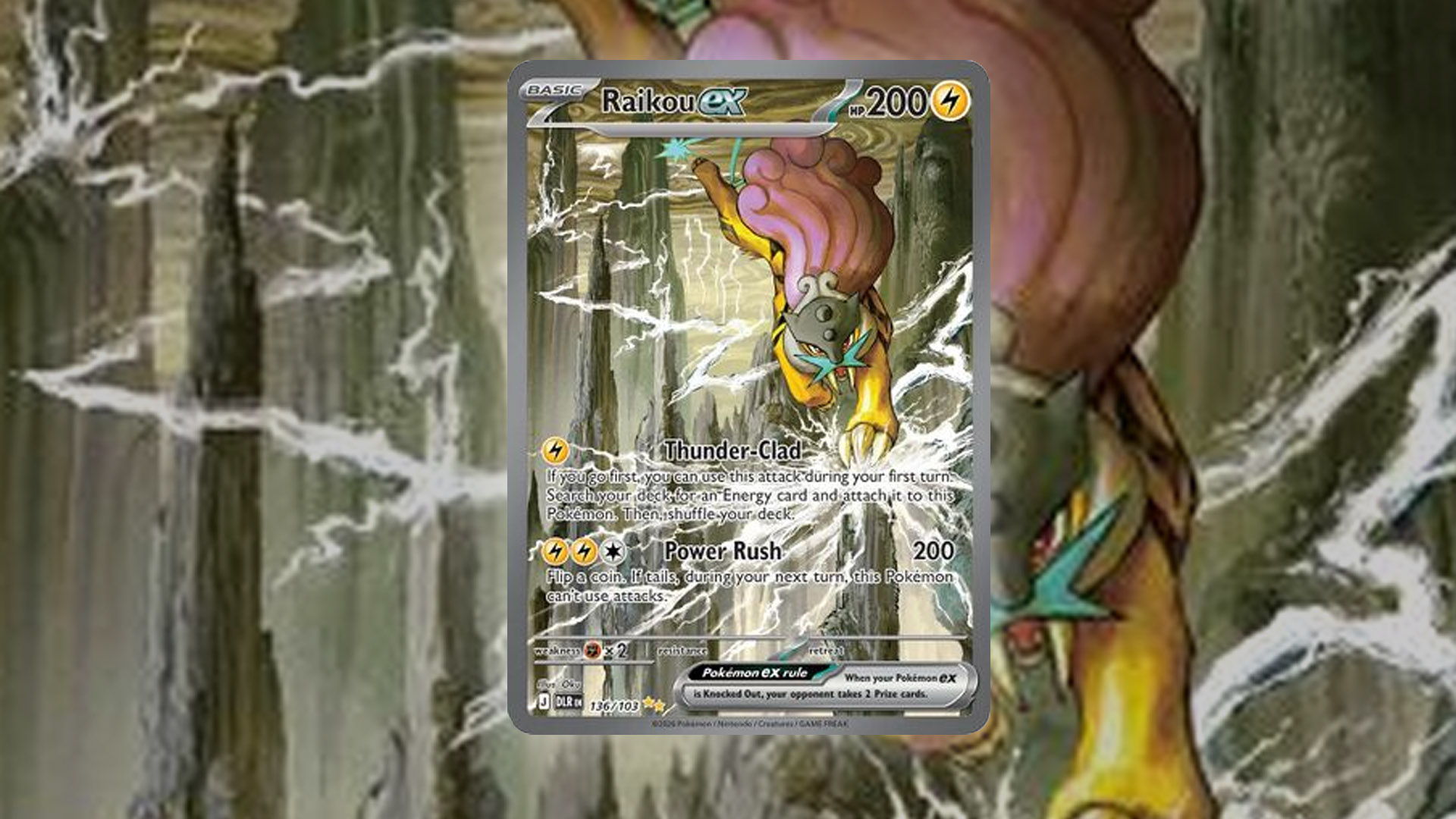 pokemon delta reign chase cards - Raikou ex Delta Reign Pokémon TCG Preview Cards