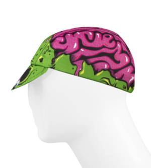 zombie cycling cap side view