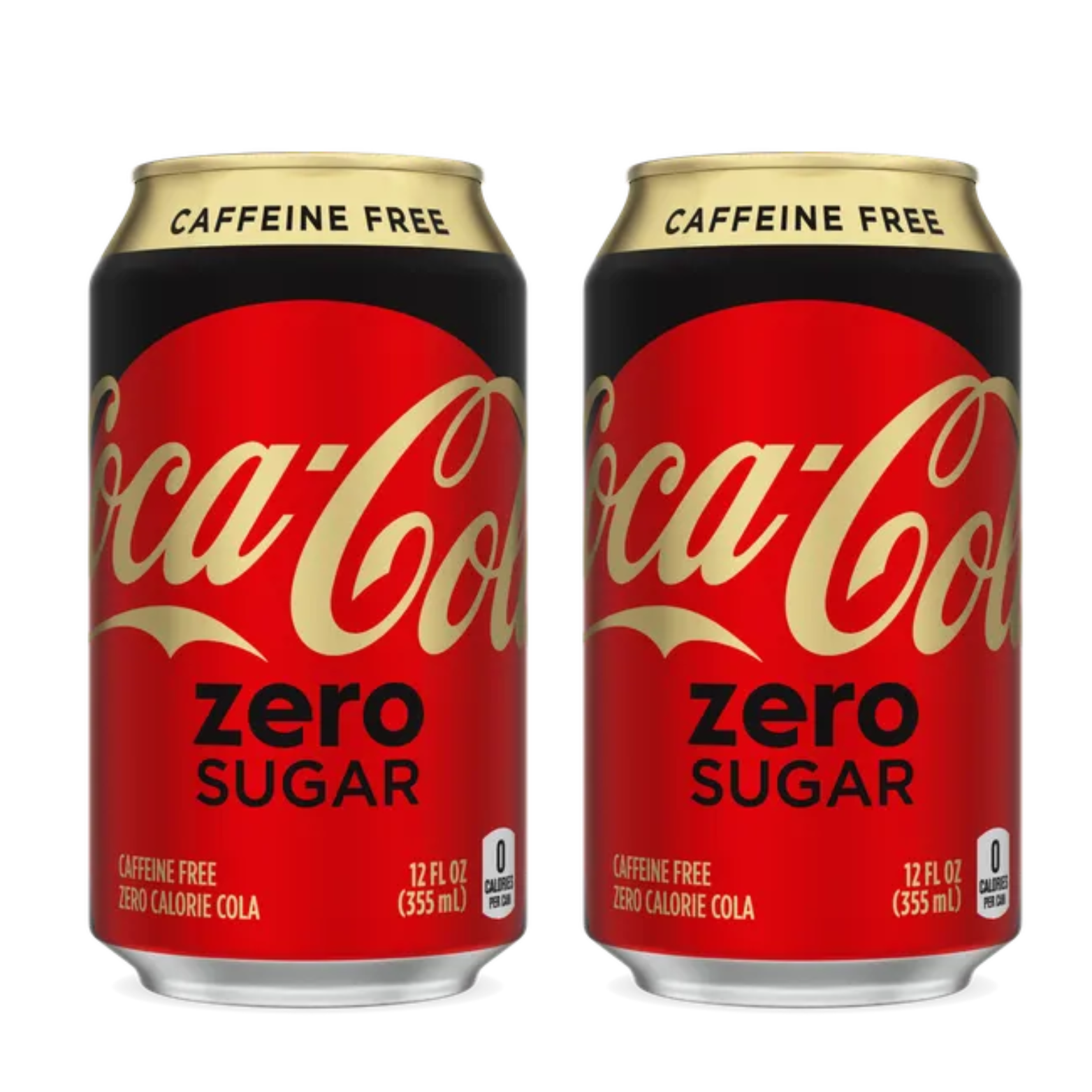 Transparent image of 12oz cans of Coca Cola 