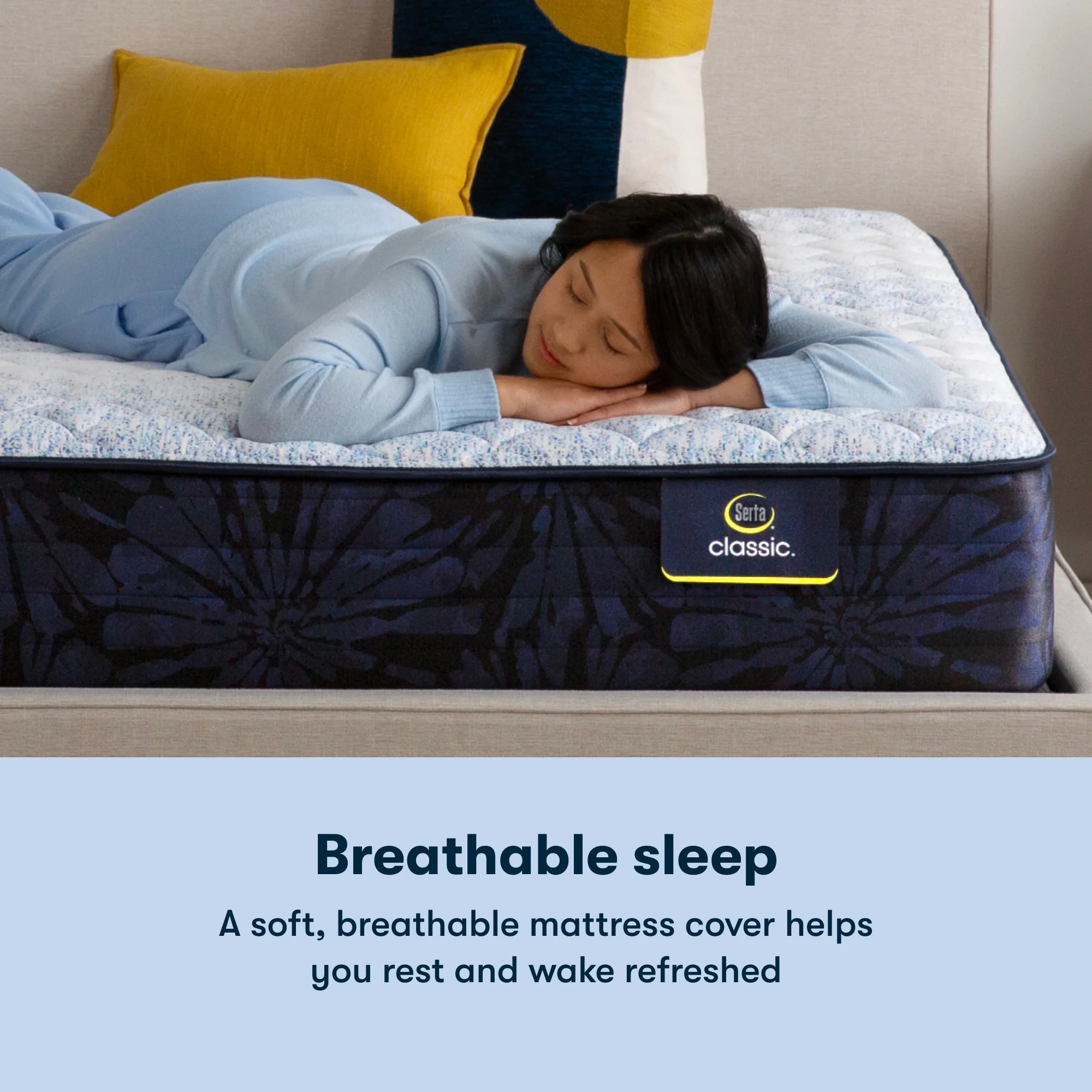 thumbnail image 2 of Serta Perfect Sleeper Comfy Sleep Bed Pillow - 2 Pack 2 of 5