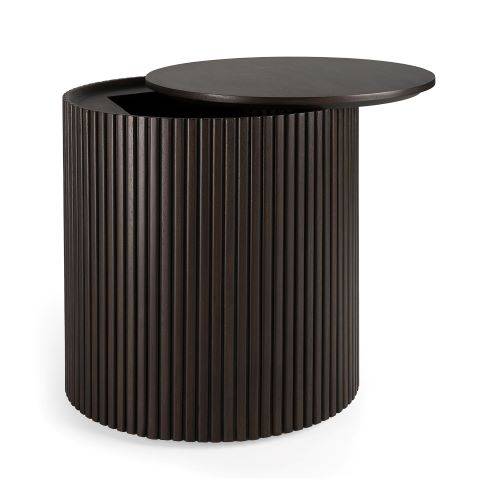 Roller Max Round Storage Side Table