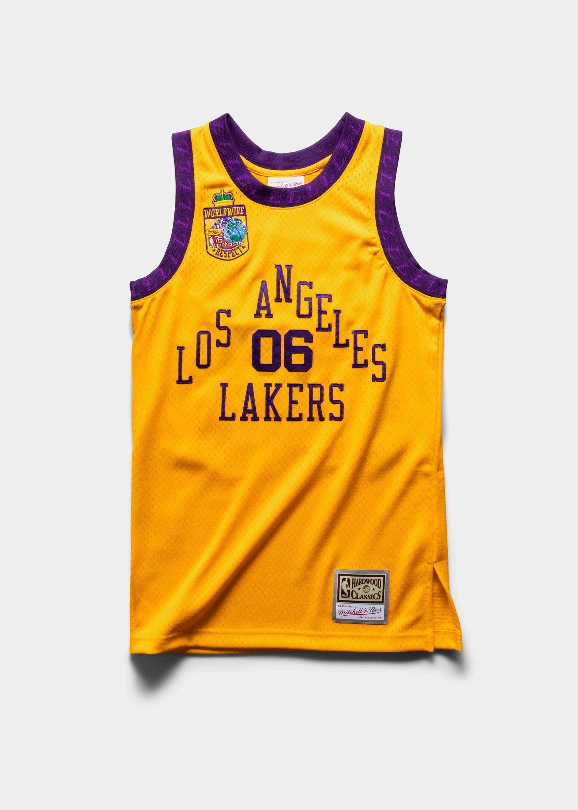 Mitchell & Ness x Bodega Worldwide Respect Lakers Jersey